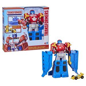 Transformers Optimus Prime Jumbo Jet Wing Racer With Bumblebee Figure Gift Ideas